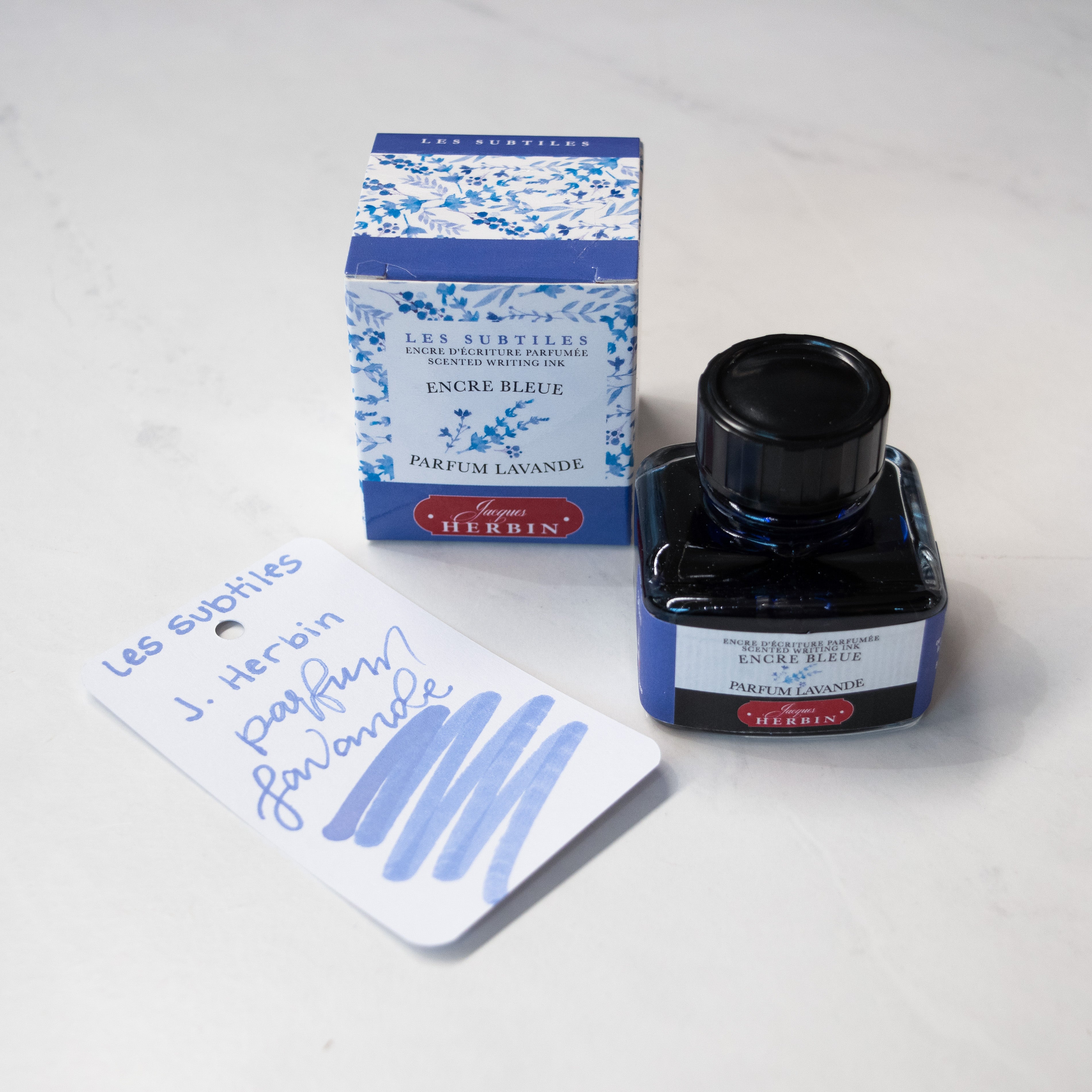 Encre Aquarelle Eclats - Flacon 50ml - 405 Bleu Lavande - Jacques Herbin