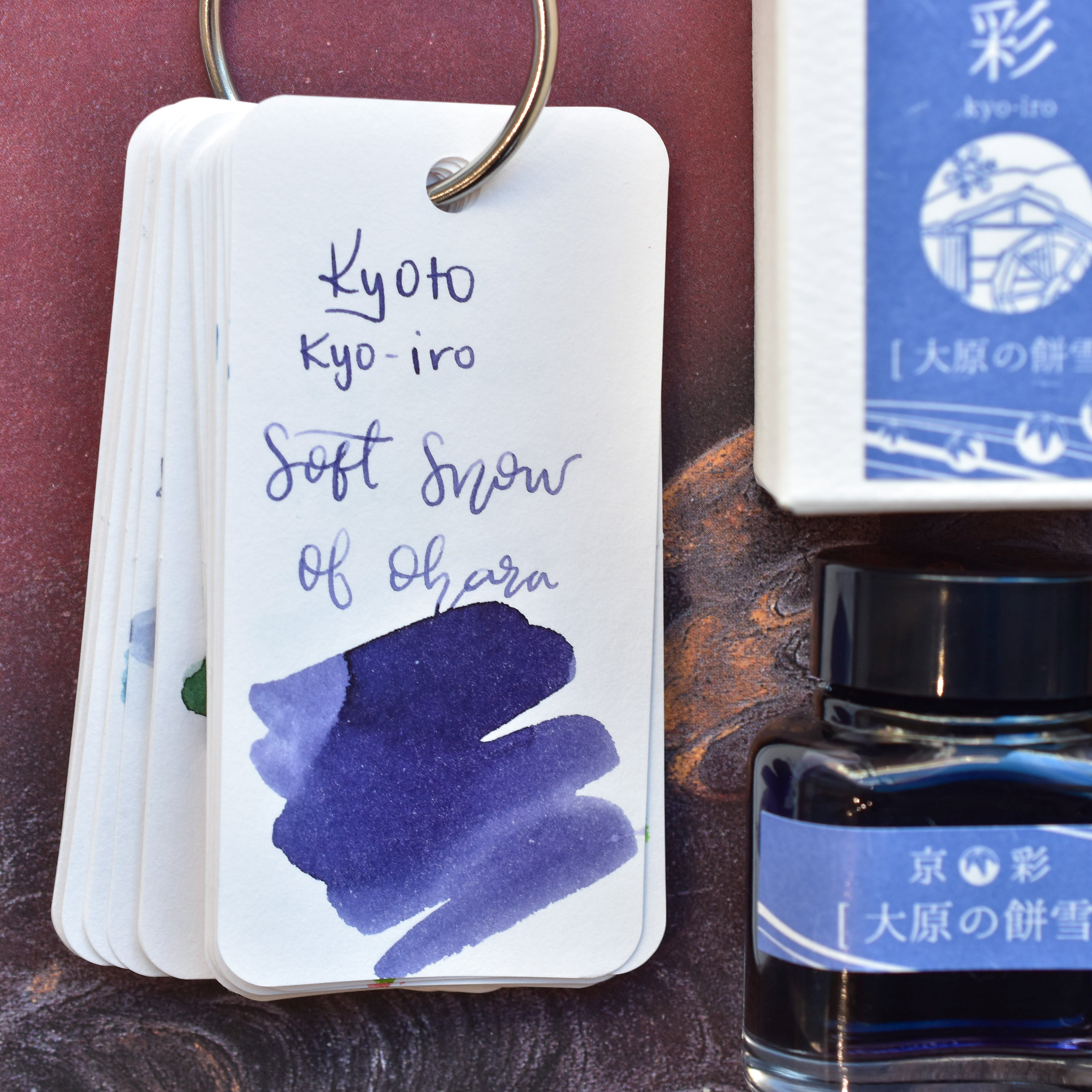 Kyoto TAG Kyo-Iro Soft Snow of Ohara Ink Bottle