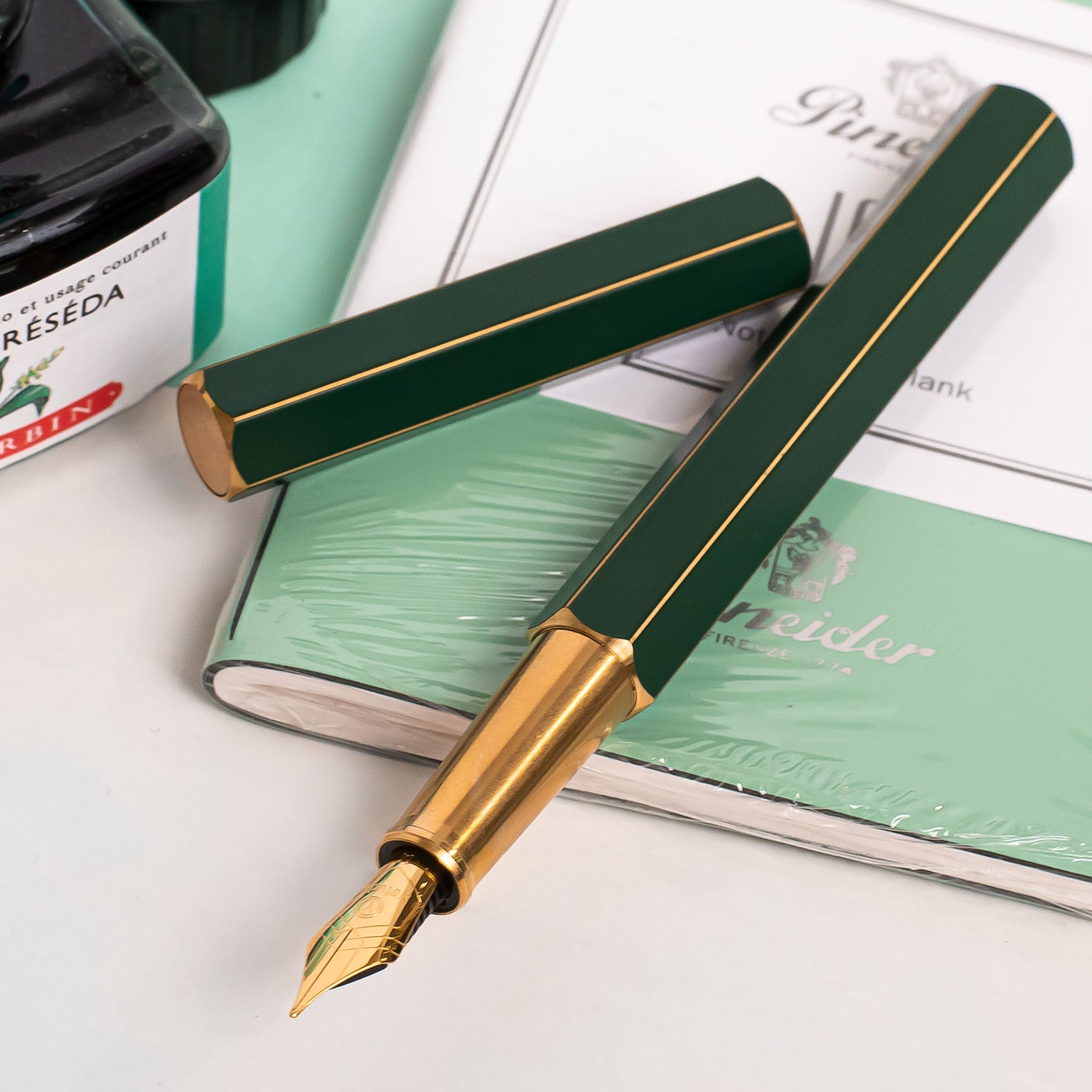 Ystudio Classic Revolve Green Fountain Pen – Truphae