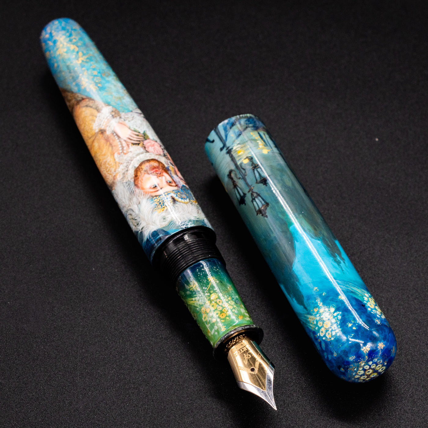 Artus Great Cities of the World Venice Fountain Pen Russian Lacquer Art