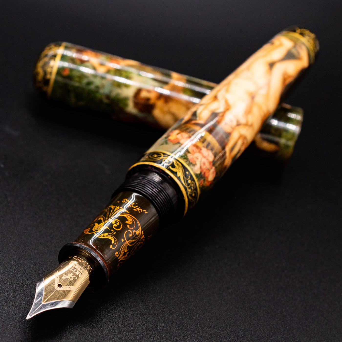 Artus the World of Rubens Fountain Pen Uncapped