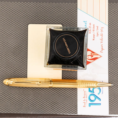 Aurora 88 Gold Pinstripe Ballpoint Pen rare