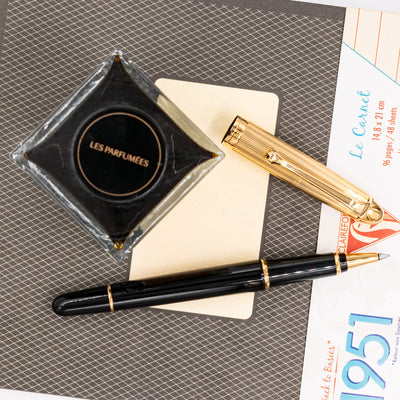 Aurora 88 Gold Pinstripe Cap Rollerball Pen vintage