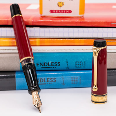 Aurora Optima Bordeaux Fountain Pen