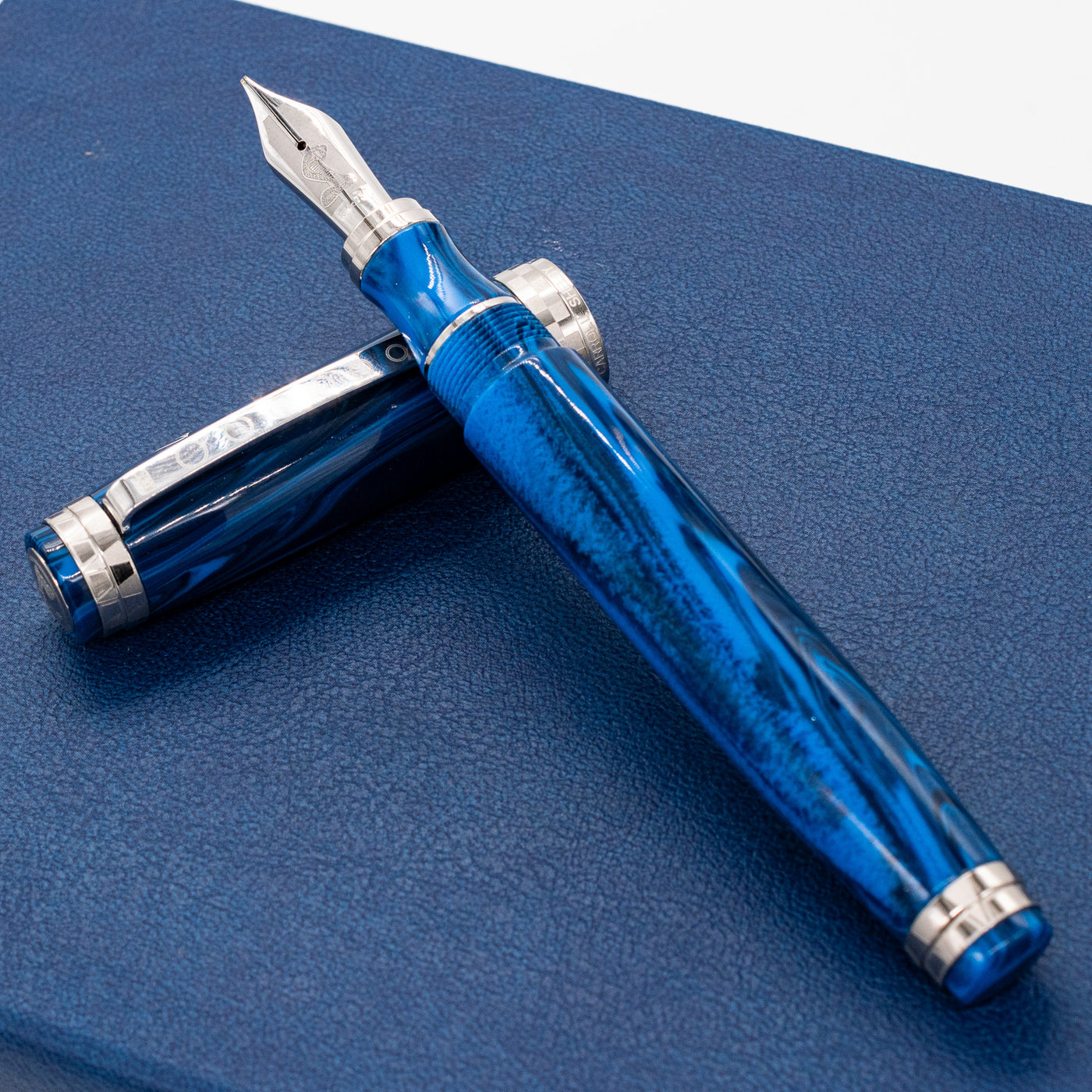 Bexley Carroll Shelby 427 Cobra Fountain Pen blue