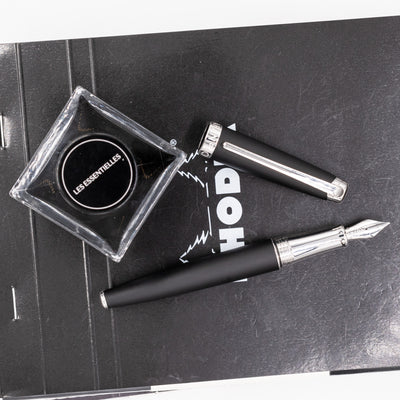 Caran d'Ache Leman Matte Black Fountain Pen swiss made