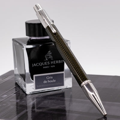 Caran d'Ache Varius Black Edition Ballpoint Pen - Carbon Fiber