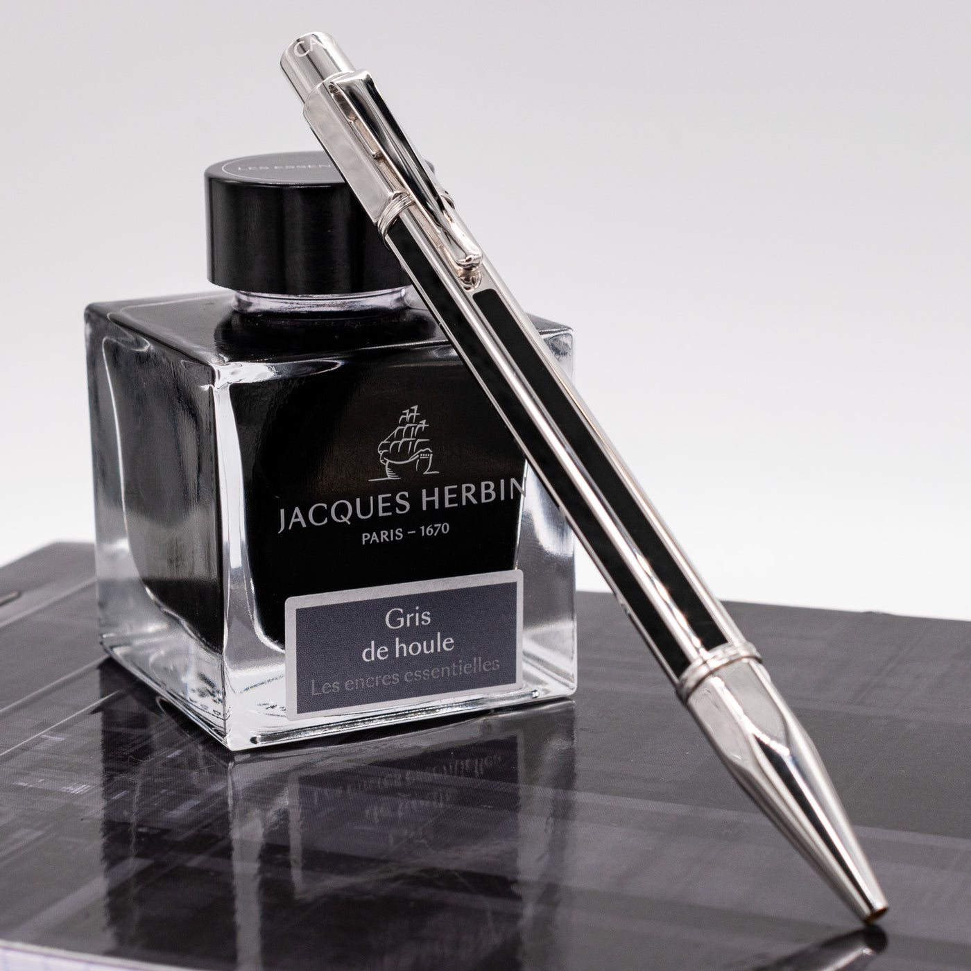 Caran d'Ache Varius Black Edition Ballpoint Pen - Chinese Lacquer