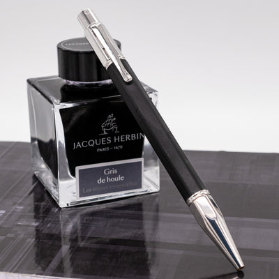 Caran d'Ache Varius Black Edition Ballpoint Pen - Rubber