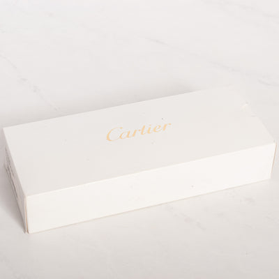 Cartier Louis Gold Plated Godron Finish Ballpoint Pen box