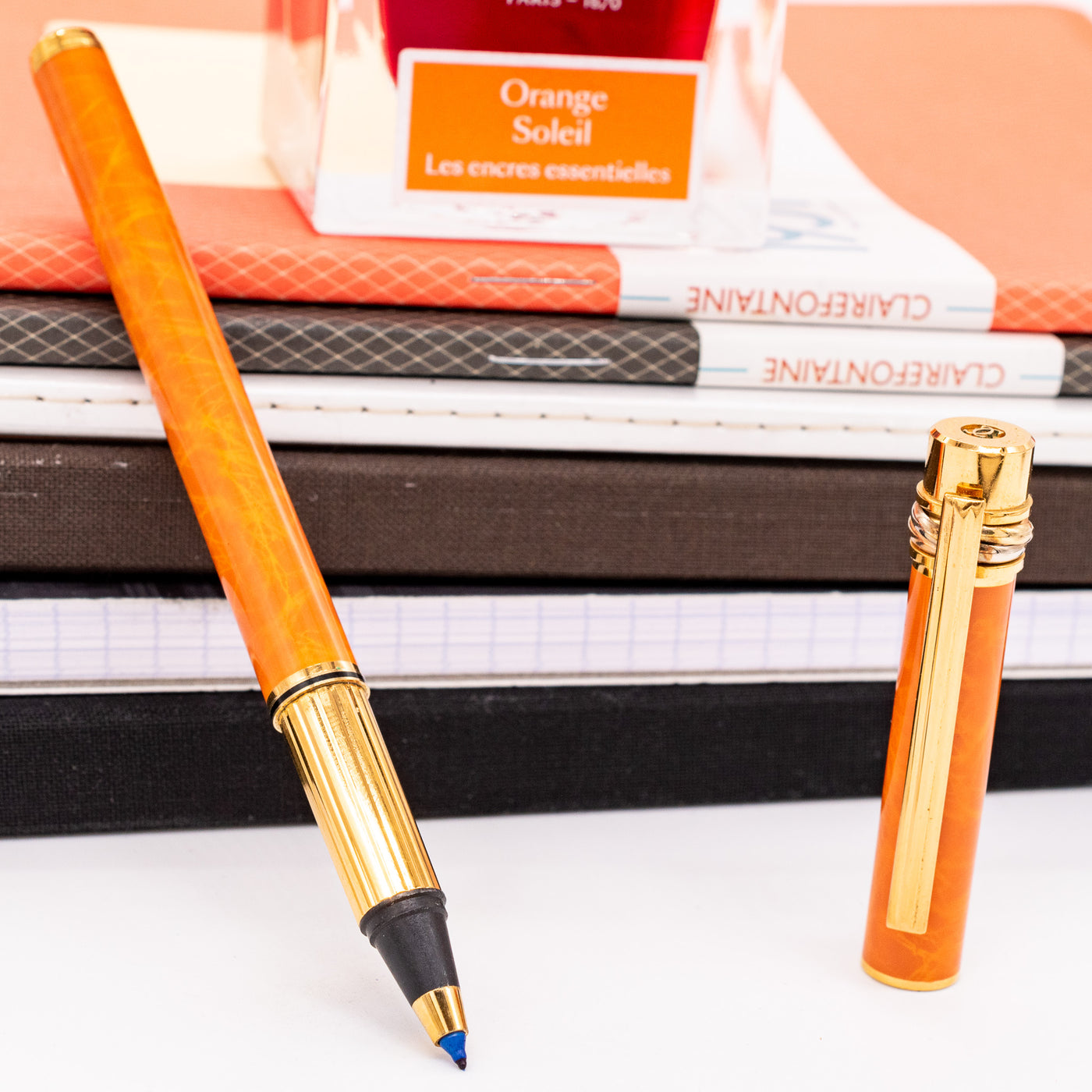 Cartier Trinity Orange Rollerball Pen