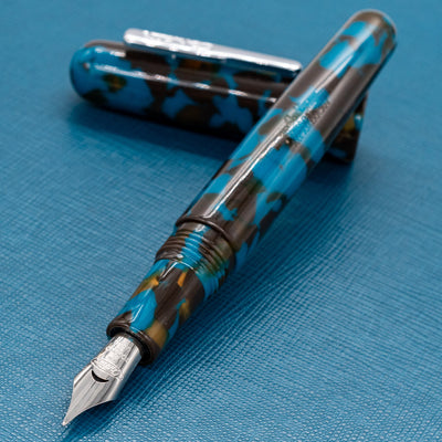 Conklin All American Southwest Turquoise Fountain Pen uncapped