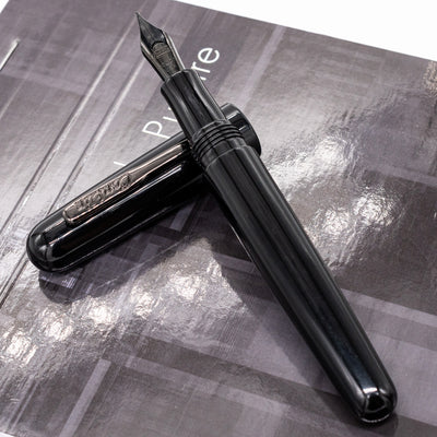 Conklin All American Raven Black Fountain Pen all black