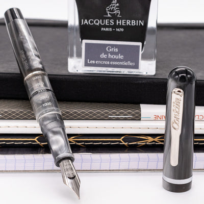 Conklin Heritage Word Gauge Grey Fountain Pen