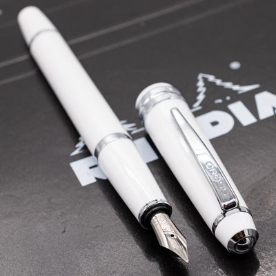 Cross Bailey Lights Fountain Pen - White & Chrome inexpensive