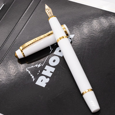 Cross Bailey Lights Fountain Pen - White & Gold inexpensive