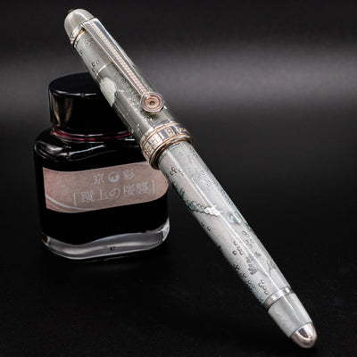 David Oscarson Alexander Fleming Fountain Pen - Grey capped