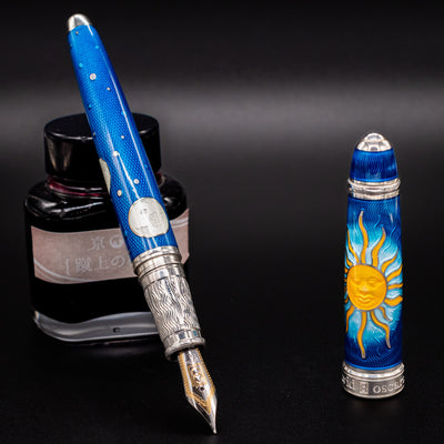 David Oscarson Celestial Fountain Pen - Sky Blue