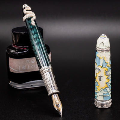 David Oscarson Deus Regit Fountain Pen - Mossy Black