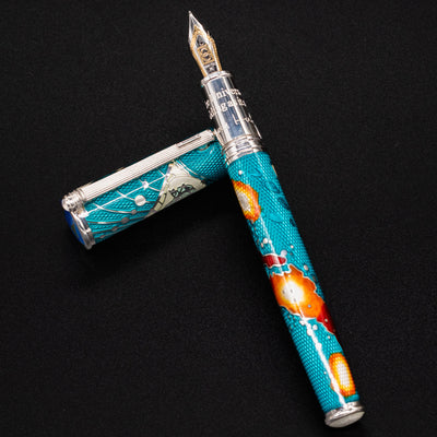 David Oscarson Edwin Hubble Fountain Pen Blue Enamel