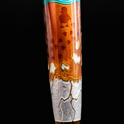 David Oscarson Hans Christian Andersen Fountain Pen - Teal egg shells