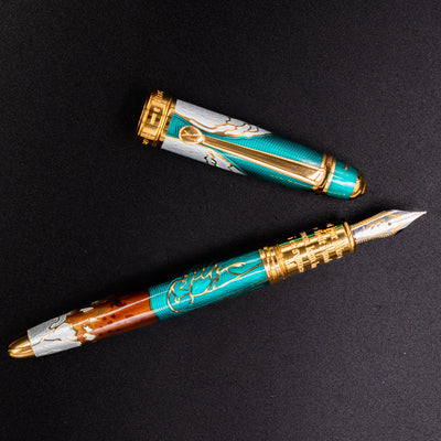 David Oscarson Hans Christian Andersen Fountain Pen - Teal limited edition