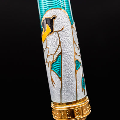 David Oscarson Hans Christian Andersen Fountain Pen - Teal swan