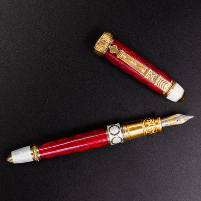 David Oscarson Henrik Wigstrom Trophy Collection Fountain Pen - Ruby red new