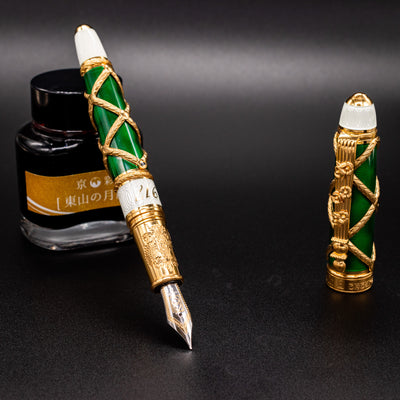 David Oscarson Imperial Fountain Pen - Emerald Green