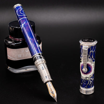 David Oscarson Nikola Tesla Fountain Pen - Deep Purple