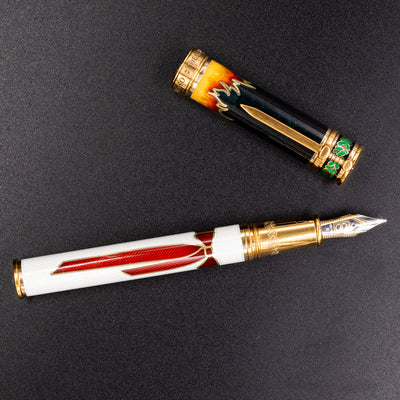 David Oscarson Sankta Lucia Fountain Pen Bow & Flames