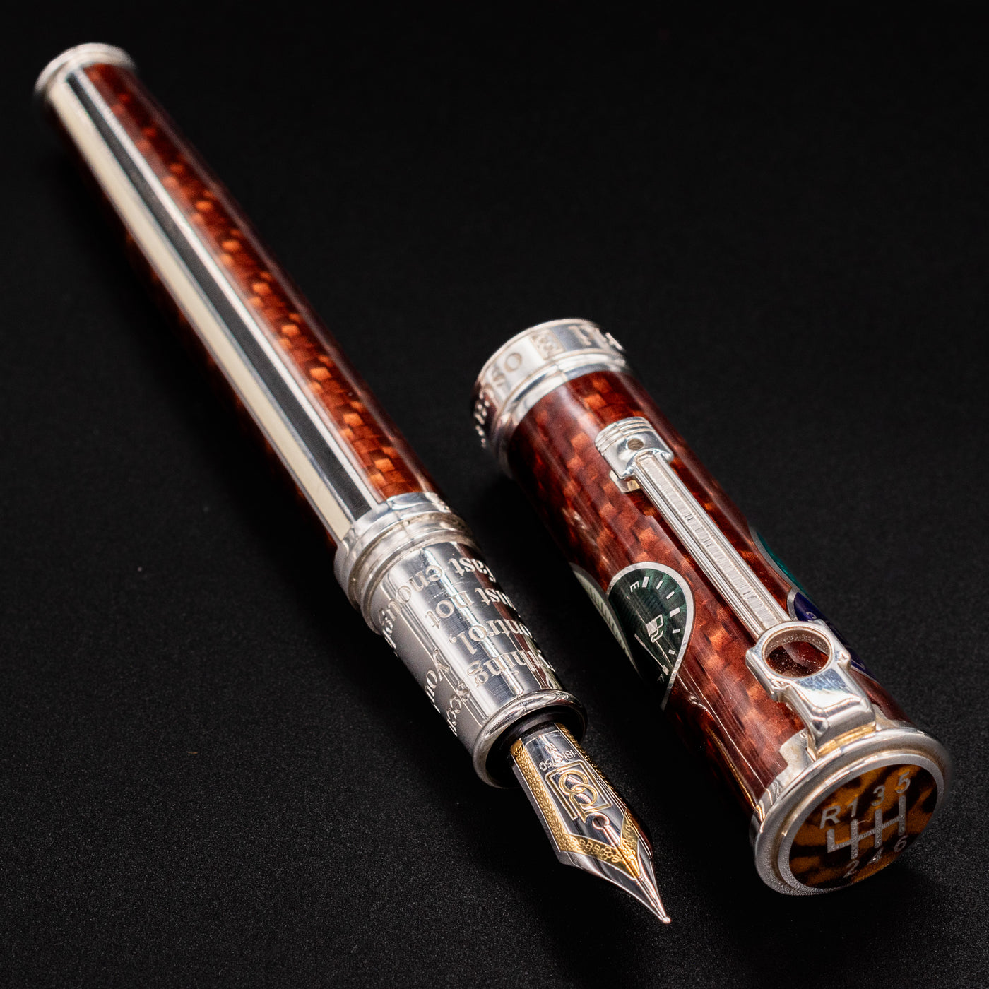 David Oscarson Take it to the Limit Fountain Pen - Liquid Coffee limited edition