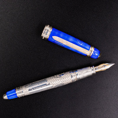 David Oscarson William Clark Fountain Pen - Sapphire Blue rare