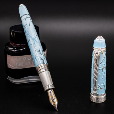 David Oscarson Winter Fountain Pen - Light Blue