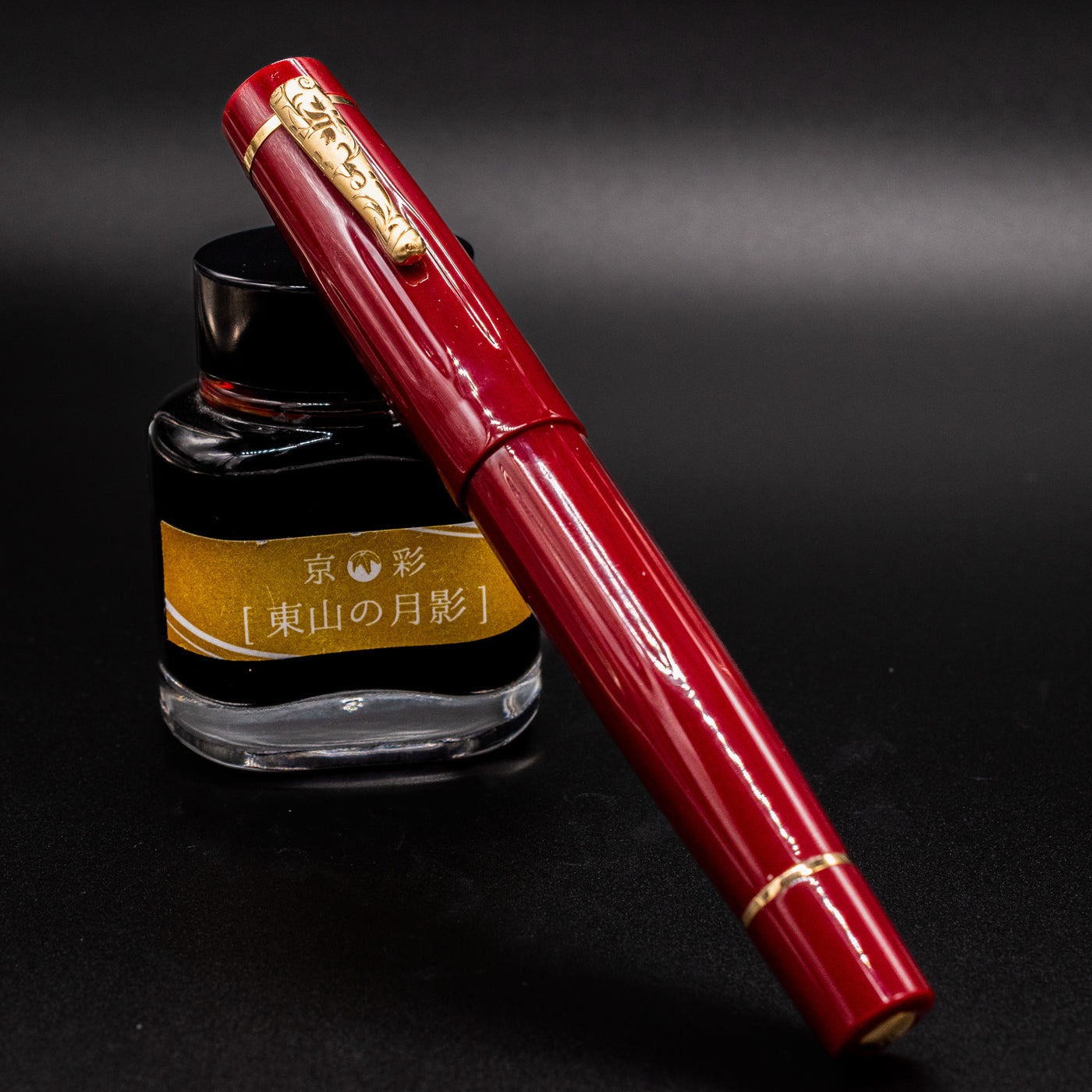 Delta Bio+16 Nera Fountain Pen - 14k Gold #8 Nib capped