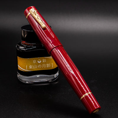 Delta Bio+16 Nera Fountain Pen - 14k Gold #8 Nib capped