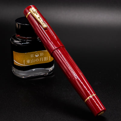 Delta Bio+16 Corallo Fountain Pen - Stainless Steel Nib capped