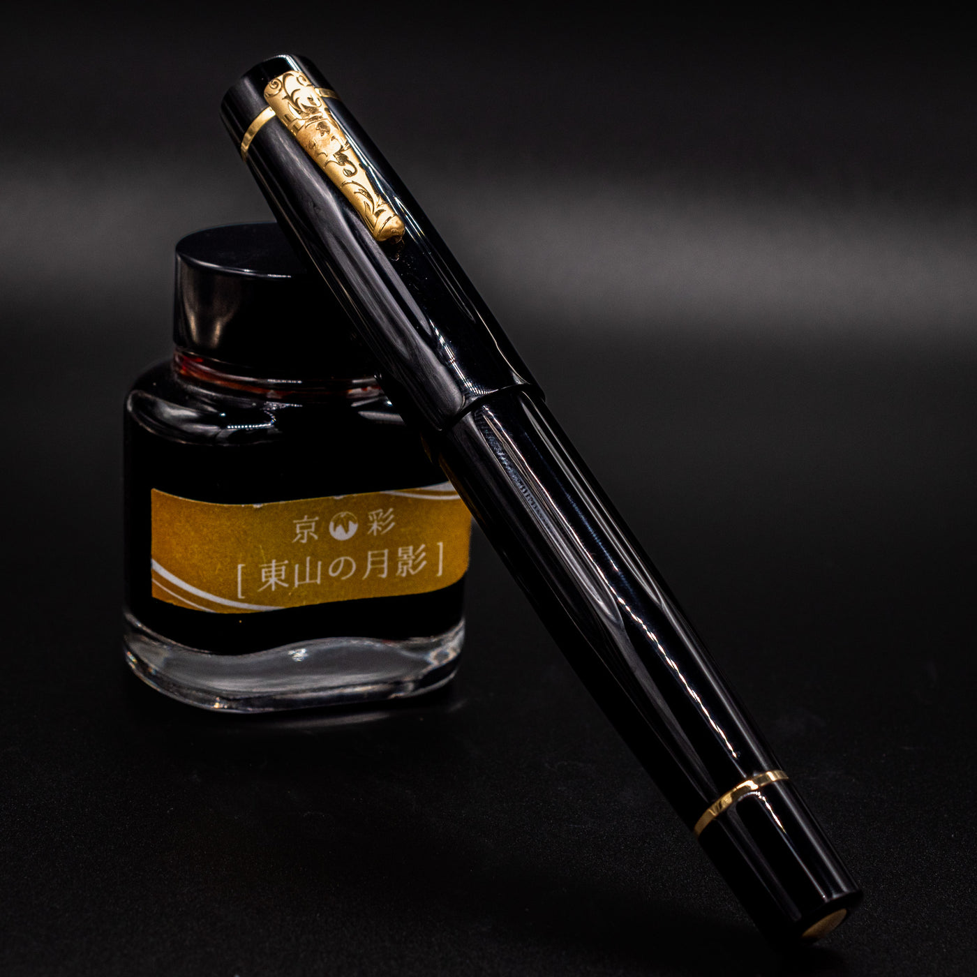 Delta Bio+16 Nera Fountain Pen - 14k Gold Nib capped