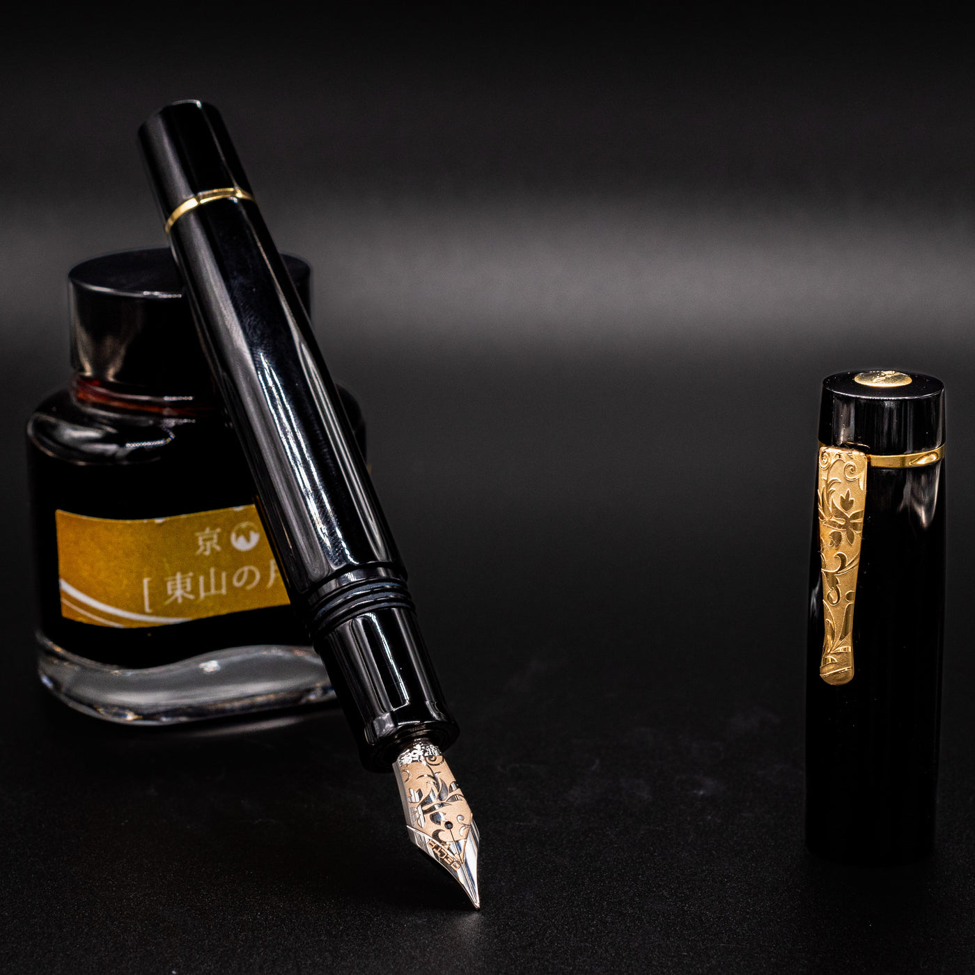 Delta Bio+16 Nera Fountain Pen - 14k Gold Nib