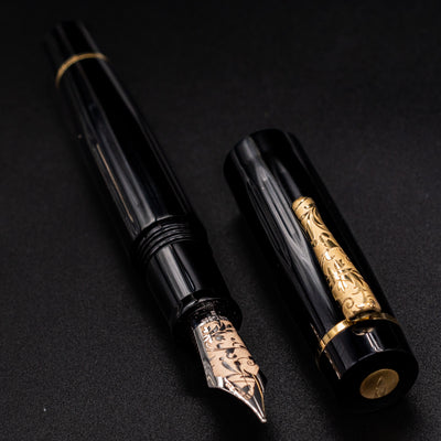 Delta Bio+16 Nera Fountain Pen - 14k Gold #8 Nib new