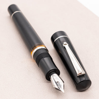 Delta Duna Fountain Pen - Matte Black Palladium Trim Truphae Exclusive