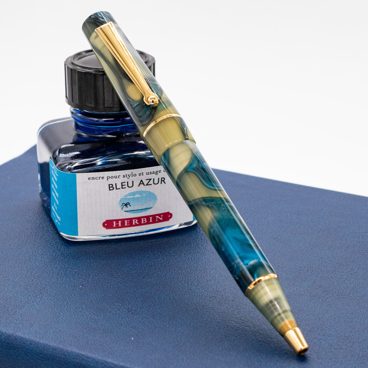 Delta Duna Ballpoint Pen - Yellow Horizon italian