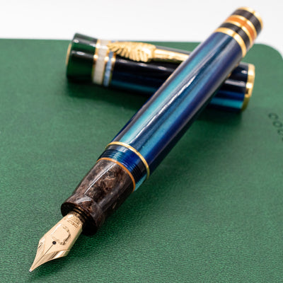 Delta Indigenous People Fountain Pen - North Sentinel blue brown