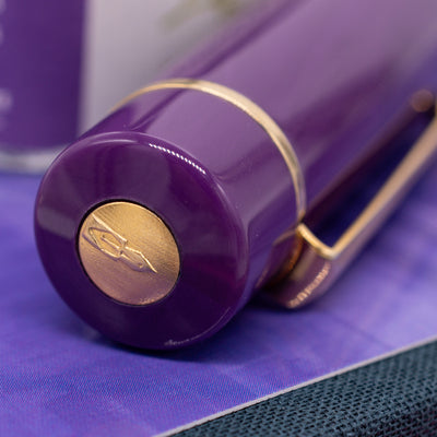 Delta Majestic Purple Limited Edition Fountain Pen cap top