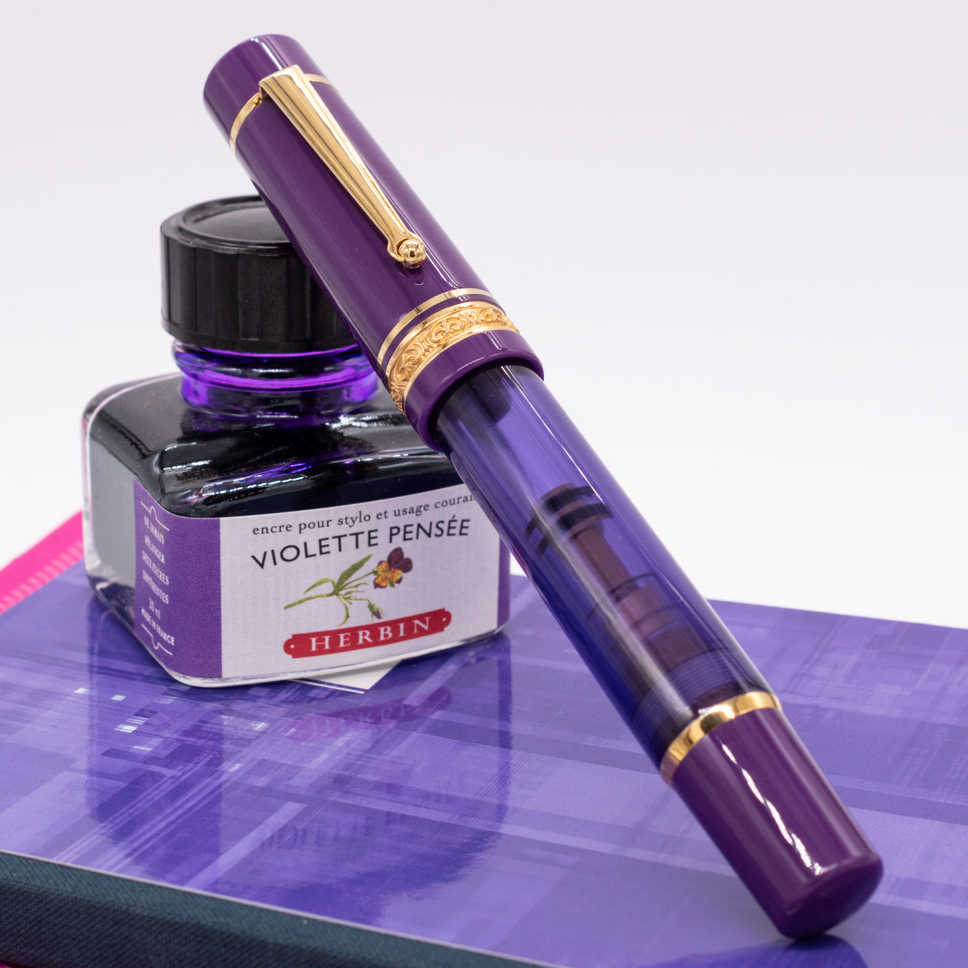 Delta Majestic Purple Limited Edition Fountain Pen capped