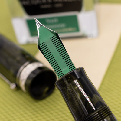 Delta Royal Limited Edition Fountain Pen green ebonite feed