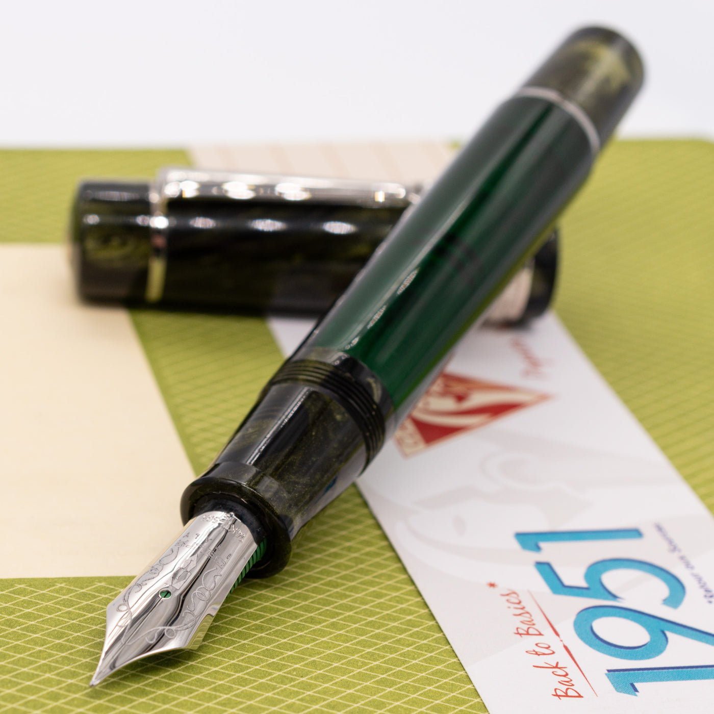 Delta Royal Limited Edition Fountain Pen uncapped