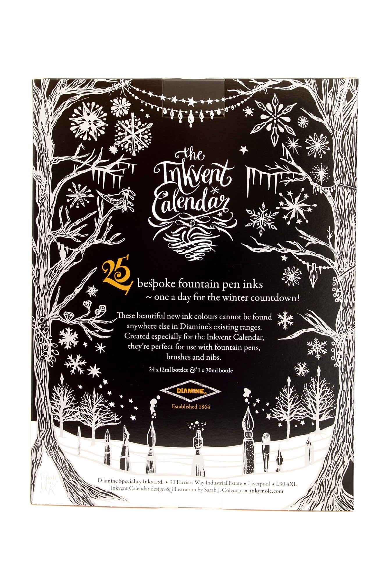 Diamine Inkvent Calendar Black Edition Year 5