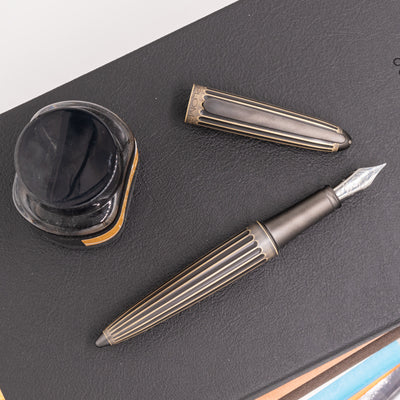 Diplomat Aero Oxyd Brass Stripes Fountain Pen Metal