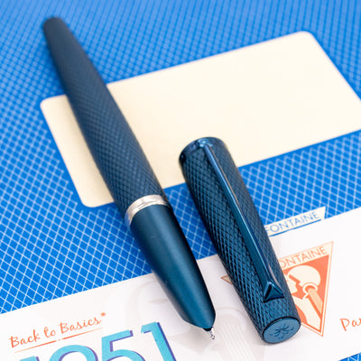 Diplomat Viper Blue Fountain Pen PVD